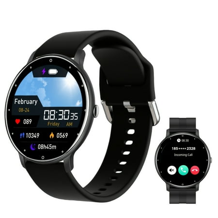 Smartwatch for Men & Women: 1.28" Full HD, 100+ Sports Modes, Fitness Tracker, AI Voice, Wireless Calls, Long Battery, /iphone Compatible, Ideal Gift