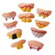 thumbnail image 2 of Decoraciones de Halloween, adornos de Halloween, regalos de Halloween, dientes decorativos, dientes frontales, truco divertido de Halloween, dentadura postiza de plasma de 40 g, 2 of 5