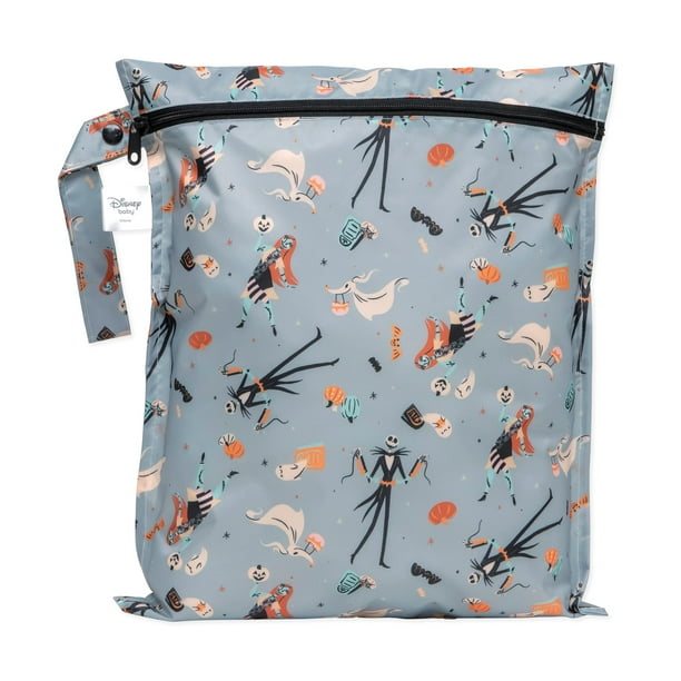 Bolsa húmeda impermeable Bumkins Disney, reutilizable y con cierre Nightmare