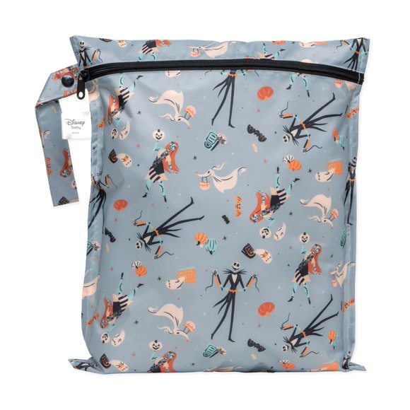 Bolsa húmeda impermeable Bumkins Disney, reutilizable y con cierre Nightmare