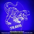 thumbnail image 1 of Mirror Magic Store Tyrannosaurus Rex Dinosaur Color Changing Personalized LED Light with Remote Control, 1 of 8