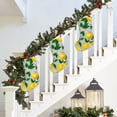 thumbnail image 5 of Lsque Lemon Seamless Pattern Oil Painting Effect Pattern 18 Inch Christmas Stockings, Festive Holiday Stocking for Christmas Decorations Holiday Decor, 5 of 8