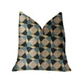 thumbnail image 1 of PBRA2221-1220-DP Plutus Coussin de Luxe Bleu & Beige Reflections, 12 x 20 Po., 1 of 3