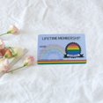 thumbnail image 4 of Business Card Holder, Gift Membership ID Card, Durable Plastic Construction + Sleek Design, For Office/Travel, Portable Identification, Credit Card Slot, Professional Appearance, Desk Accessory,, 4 of 6