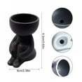 thumbnail image 3 of Ceramic Flower Pot Human Shaped Planter Pot Ceramic Succulent Planter Vase Planter Container For Home Garden Office Desktop Decoration, 3 of 5