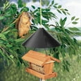 thumbnail image 4 of SUTENGDA Squirrel Baffle，Professional Galvanized Prevents Squirrel Guard Baffle，Wrap Around Squirrel Baffle Protect Outside Hang Bird Feeders and Pole Mount from Raccoon Squirrels Rod, 4 of 8