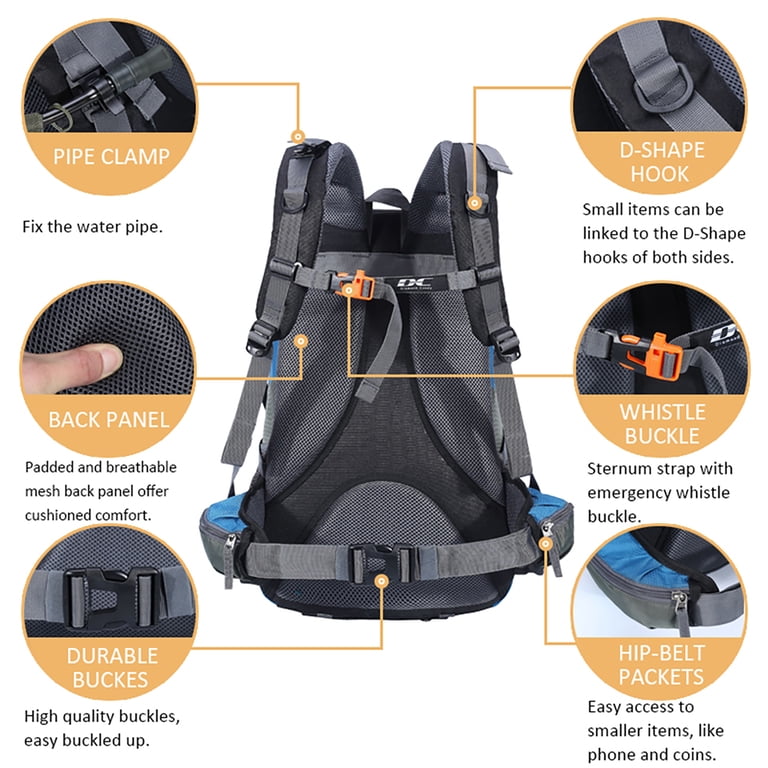 childs football helmet Riddell Victor-I Youth Men's Hiking Size:MD/LG The advanced impact absorption Backpack Waterproof Rain Cover