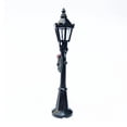 thumbnail image 4 of 2 uds Mini luz de calle modelo lámpara poste luz banco de madera en miniaturl aire libre accesorios de decoración de jardín Baoblaze Lámpara de casa de muñecas, 4 of 6