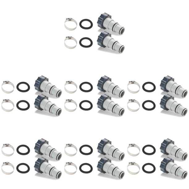 Kits Adaptadores Manguera para Bombas Conexión Roscada Intex Piezas Piscina