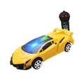 thumbnail image 3 of Coche con control remoto Baoblaze Coche Deportivo eléctrico escala 1:24 Amarillo, 3 of 8