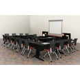 thumbnail image 2 of Regency Fusion Modesty Panel for 84 in. Desk- Black, 2 of 3