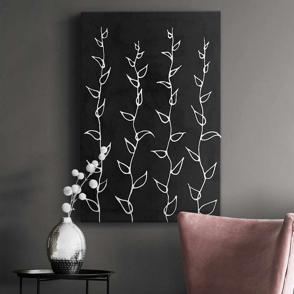 Ivory Vines I Premium Gallery Wrapped Canvas - Ready to Hang