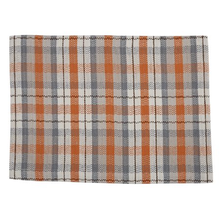 Park Designs Apricot & Stone Plaid Placemat Set of 4