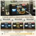 thumbnail image 5 of BROTTAR Record Player Stand with Vinyl Storage Cabinet, Turntable Shelf with 3 Color Lights and Human Body Sensing, Record Stand for Music Room Living Room, Black, 5 of 7