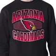 thumbnail image 3 of Men's Starter Black Arizona Cardinals Team Grit Graphic Fleece Pullover Sweatshirt, 3 of 3