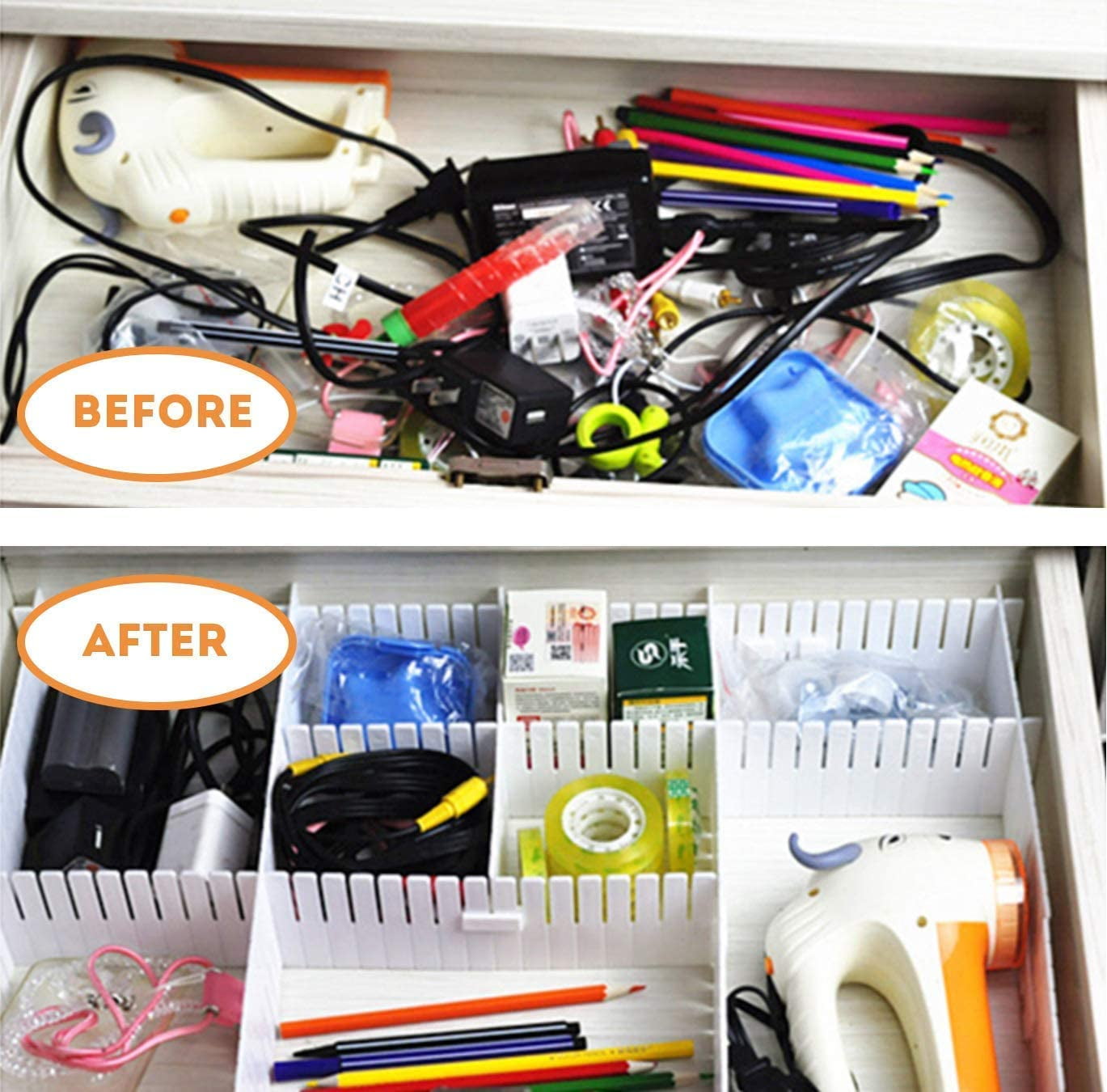  Bofoho Drawer Divider Adjustable Diy Storage Organizer