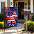 thumbnail image 4 of Leutsin Welcome 4th of July Garden Flags, 12 x 18 Inch Patriotic Double Sided Outdoor Hanging Flag, Memorial Day Independence Day American Stars and Stripes Love Heart Yard Outdoor Decoration, 4 of 7