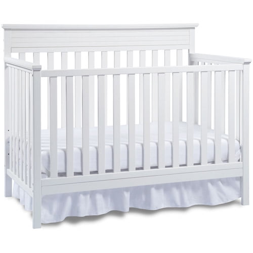Fisher Price Newbury 4 In 1 Convertible Crib White Walmart Com