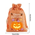 thumbnail image 4 of AZXY Halloween Trick or Treat Bags Drawstring Pumpkin Candy Pouches, Reusable Happy Halloween Gift Treat Sacks for Holiday Costume Party Favors & Halloween Decor Supplies, 4 of 7