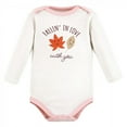 thumbnail image 3 of Hudson Baby Cotton Long-Sleeve Bodysuits, 5-Pack, Newborn- 24 Months, 3 of 7