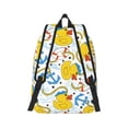 thumbnail image 3 of Daiia Ducks and Anchors Vintage Canvas Backpack for Men and Women ,Hiking Backpack,Travel Laptop Bag for School,Large Capacity Backpack, 3 of 8