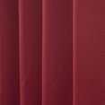 thumbnail image 2 of Quality Home Thermal Insulated Blackout Curtains - Stainless Steel Nickel Grommet Top - Cardinal Red - 52"W x 84"L - (Set of 2 Panels), 2 of 3