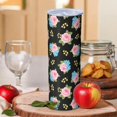 thumbnail image 2 of Pioneer Flower Floral Print Pattern 20oz Skinny Tumbler with Straw & Lid, Double Wall Vacuum Insulated Cup, Leak-Proof, Cup Holder Friendly, Hot 6H Cold 12H, 2 of 6