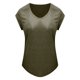 thumbnail image 2 of Playeras,Blusas y Tops,Ropa para Mujer Athletic camisetas sin mangas para las mujeres Camiseta de manga corta con cuello en V para mujer, informal, holgada, sin mangas (Brown, S), 2 of 4