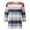 Multicolor, variant on TSADFHJI Plus Size Christmas Tops for Women Short Sleeve Women Fashion O-Neck 3/4 Sleeve T Shirt Stripe Casual Basic Tops M Watermelon Red
