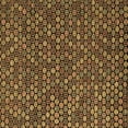 thumbnail image 1 of Ahgly Company Indoor Square Abstract Brown Modern Area Rugs, 3' Square, 1 of 4