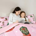 thumbnail image 5 of Feelyou 7-Piece Kids Xmas Tree King Comforter Set, Western Cowgirl Snowflake, 5 of 8