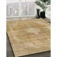 thumbnail image 3 of Ahgly Company Machine Washable Indoor Square Abstract Cinnamon Brown Area Rugs, 3' Square, 3 of 7