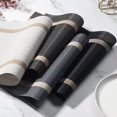 thumbnail image 4 of Tapete para mesa Tapete aislante Para tapete estilo occidental Estilo Nórdico tapete para comedor 6PCS, 4 of 9