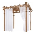 thumbnail image 1 of Cortinas Impermeables Para Interiores Y Exteriores, Cortinas Bloqueadoras De Sol Para Dormitorio, Porche, Pérgola, Cabaña Methold HA035725-00, 1 of 6