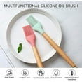 thumbnail image 2 of Juego de 2 cepillos de silicona para rociar, resistentes a altas temperaturas, cepillos de silicona para parrilla, cerdas suaves, cepillos de silicona para cocina, fáciles de limpiar, adecuados para, 2 of 7