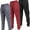 Marled Black / Marled Red / Marled Charcoal, variant on 3 Pack Joggers for Men, Mens Athletic Sweatpants with Pockets for Men