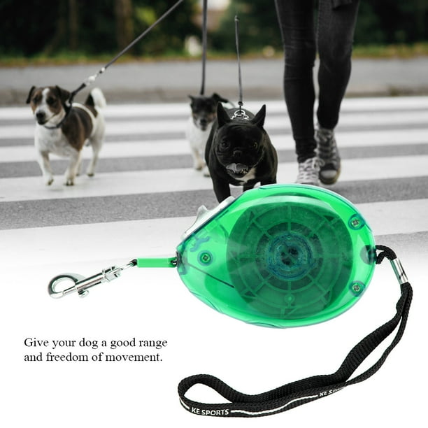Dog Leash Retractable Dog Leash Dog Traction Chain Small And Medium Dog Collar Automatic Retractable Dog Leash Puppy Traction Chain Green
