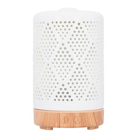 

ESTINK 100ml Ceramic Night Light Humidifier Aroma Diffuser Household Aromatherapy Machine EU Plug 100‑240V Night Light Humidifier Mini Air Humidifier