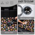 thumbnail image 5 of FOR U DESIGNS Colorful Floral Print Car Trunk Mat for Most SUVs Sedans Vans Non-Slip Cargo Liner All Weather Waterproof Durable Rear Protection, 5 of 7