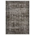 thumbnail image 3 of Garvee 9'x12' Washable Area Rugs for Living Room Floral Print Rug Non-Slip Low Pile Carpet for Bedroom, Dark Brown, 3 of 8