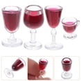 thumbnail image 3 of 8 copas de vino tinto en miniatura, modelo de copa de vino, accesorios para casa en miniatura, 3 of 7