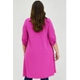 thumbnail image 3 of Maxiblusa asimétrica Roman Fashion /Tallas Extras, 1060 (Fiusha) fucsia 38 Roman Fashion BL-ST-1060-FIUSHA, 3 of 7