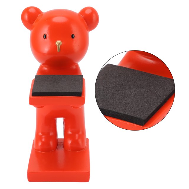Handcrafted Three Dimensional Bear Watch Stand, Resin Material, Modern Style Display for , Cute Bear Design, Perfect Gift for Friends or Family