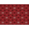 thumbnail image 1 of Ahgly Company Indoor Rectangle Patterned Saffron Red Area Rugs, 7' x 10', 1 of 6