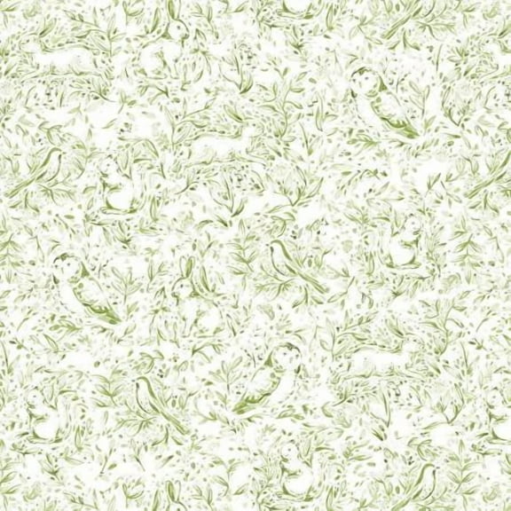 Misty Vista Forest Toile P & B Textiles
