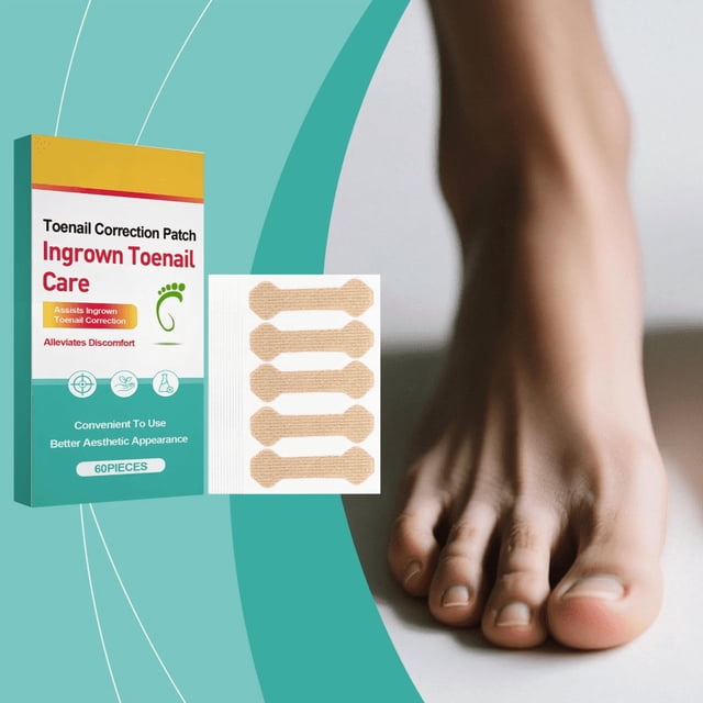 Pasta para el cuidado de las uñas, cuidado suave para las uñas de los pies, alta protección, cobertura suave y cómoda, firmeza y no se cae fácilmente, parche corrector de uñas.