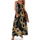 thumbnail image 1 of Vestido largo bohemio con cadenas doradas y estampado de joyas, estilo vintage, moda urbana, tirantes personalizados, talla grande, 1 of 7