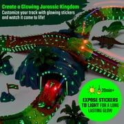 JitteryGit Dinosaur Toys for Boys Race Car Track STEM Vehicle Playsets for Kids Toddler Ages 3 4 5 6 7 8 Year Olds