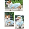 thumbnail image 2 of Dog Raincoat Rain Poncho Waterproof Rain Jacket Hooded Lightweight Rain Coat for Puppy Small Medium Large Dog 3XL, 2 of 5
