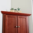 thumbnail image 5 of Leumius 4-Tier 72" Corner Kitchen Pantry Storage Cabinet with 8 Doors Tall Storage Cabinet, Corner Cabinet and Shelves, Bookshelf Cabinet for Bathroom, Living Room, Kitchen Cherry, 5 of 9